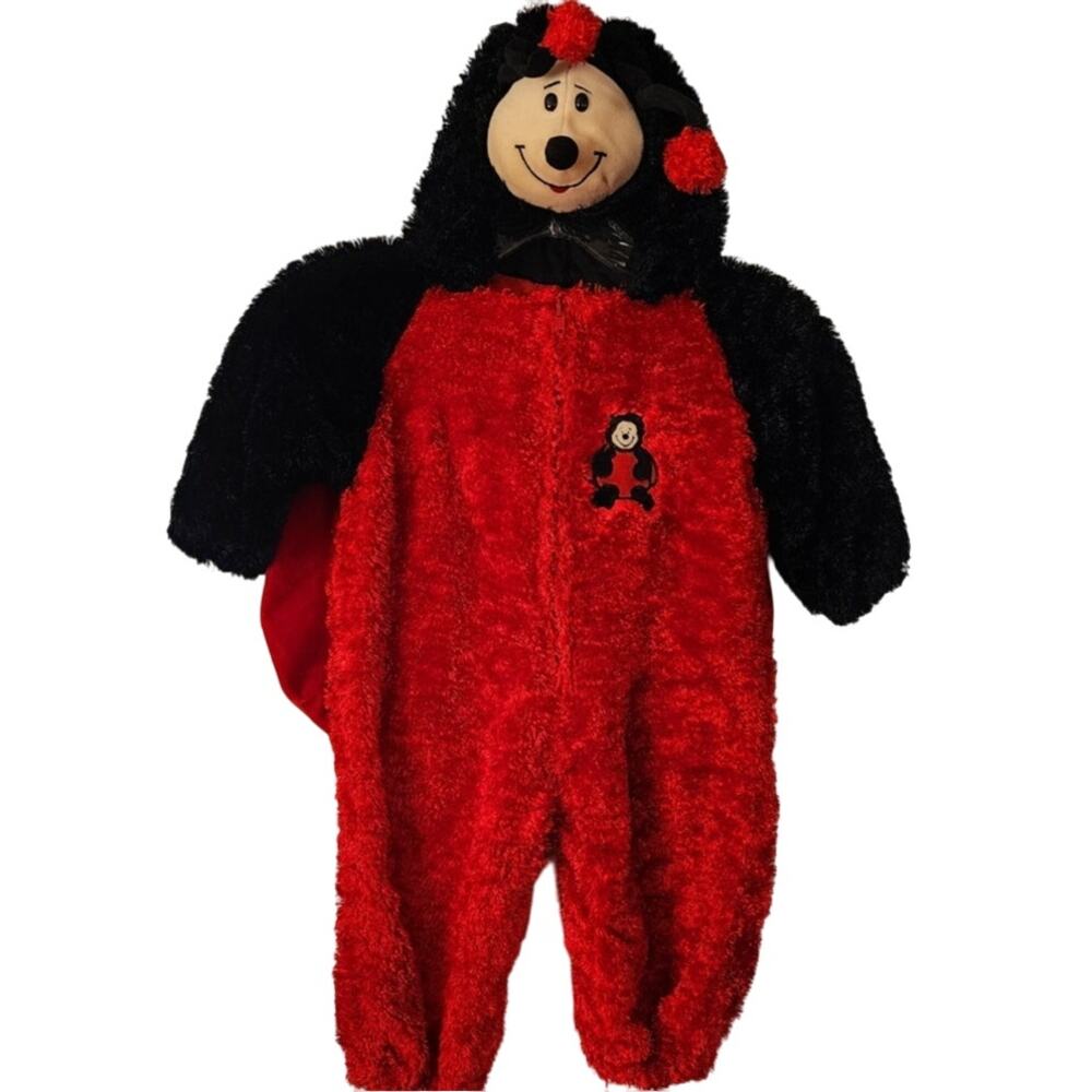 Kids Lady Bug Warm Softy Cozy Halloween Party Costume Size 12 to 18 months